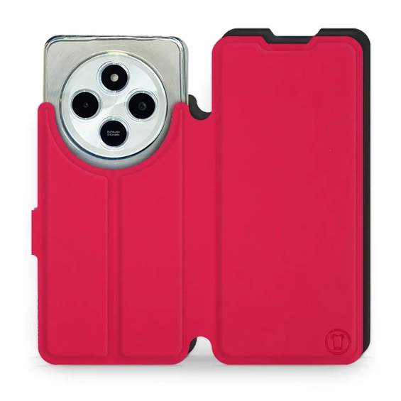 Hülle für Xiaomi POCO C75 - Farbe Rot mit Schwarz