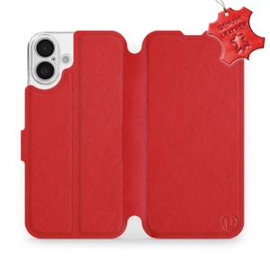 Hülle für Apple iPhone 16 Plus - Farbe Red Leather