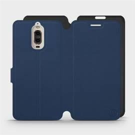 Hülle für Huawei Mate 9 Pro - Farbe Marine mit Schwarz