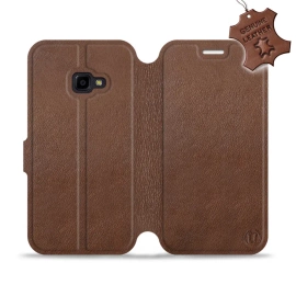 Hülle für Samsung Galaxy Xcover 4 - Farbe Brown Leather
