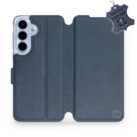 Hülle für Samsung Galaxy S25 FE 5G - Farbe Blue Leather