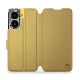 Hülle für Xiaomi POCO X7 Pro - Farbe Gold&Orange
