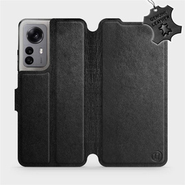 Hülle für Xiaomi 12X - Farbe Black Leather