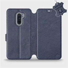 Hülle für Xiaomi Pocophone F1 - Farbe Blue Leather