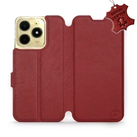 Hülle für Realme C61 - Farbe Dark Red Leather