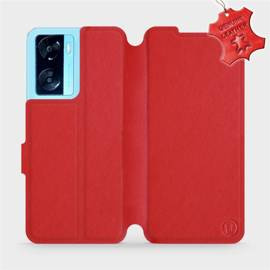 Hülle für OPPO A57S - Farbe Red Leather