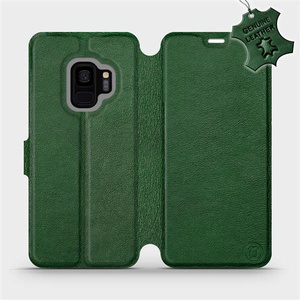 Hülle für Samsung Galaxy S9 - Farbe Green Leather