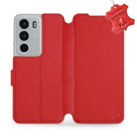 Hülle für Realme C71 - Farbe Red Leather