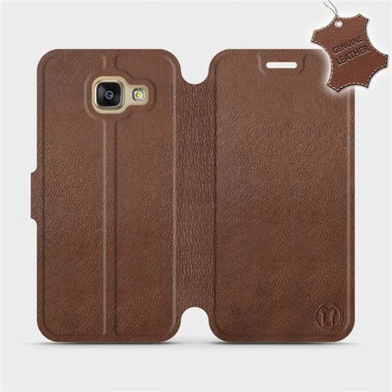 Hülle für Samsung Galaxy A3 2016 - Farbe Brown Leather