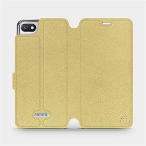 Hülle für Xiaomi Redmi 6A - Farbe Gold&Orange