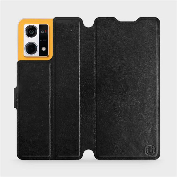 Hülle für Oppo Reno 7 4G - Farbe Black&Orange