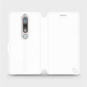 Hülle für Nokia 6.1 - Farbe White&Gray