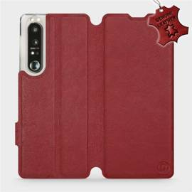 Hülle für Sony Xperia 1 III - Farbe Dark Red Leather