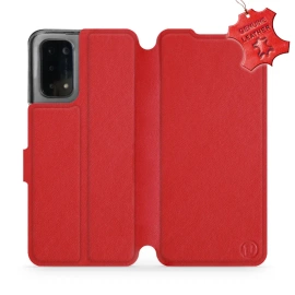 Hülle für OPPO A74 5G - Farbe Red Leather