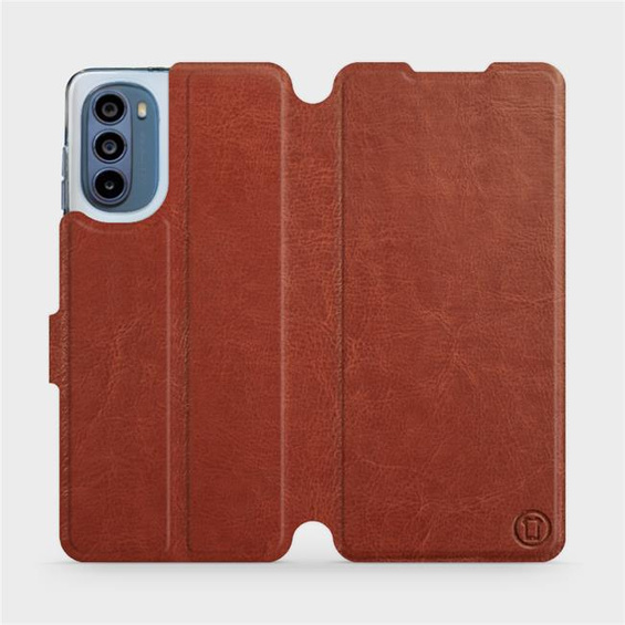 Hülle für Motorola Moto G62 5G - Farbe Brown&Gray