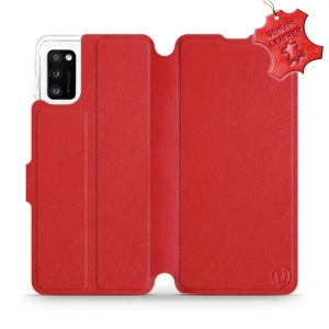 Hülle für Samsung Galaxy A41 - Farbe Red Leather