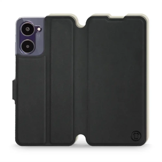 Hülle für Realme 10 - Farbe Schwarz mit Platin