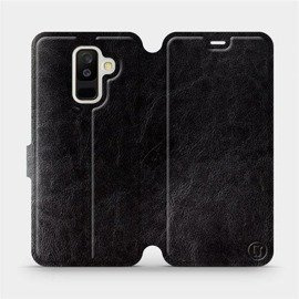 Hülle für Samsung Galaxy A6 Plus 2018 - Farbe Black&Orange