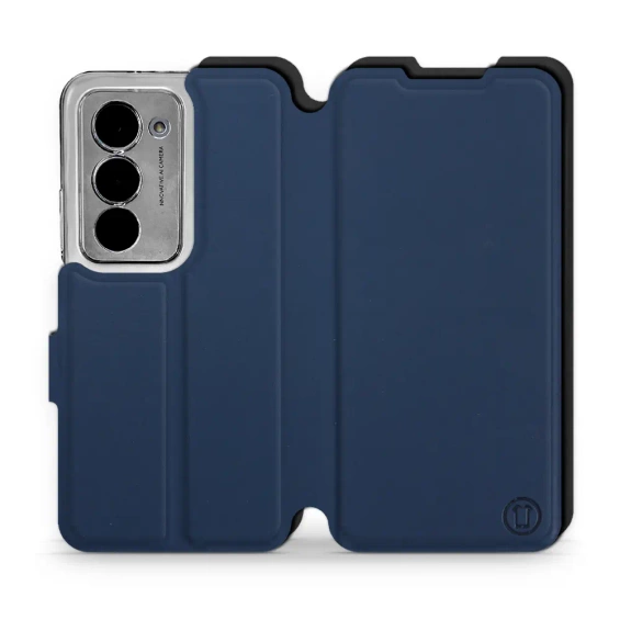Hülle für Xiaomi Redmi 15 - Farbe Marine mit Schwarz