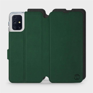 Hülle für Samsung Galaxy M31s - Farbe Grün mit Schwarz