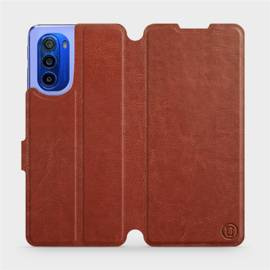 Hülle für Motorola Moto G51 5G - Farbe Brown&Gray