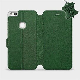 Hülle für Huawei P10 Lite - Farbe Green Leather