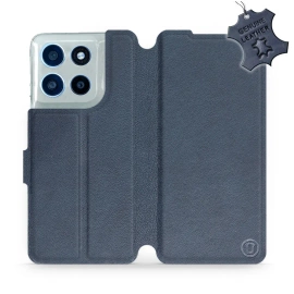 Hülle für Motorola Moto G56 5G - Farbe Blue Leather