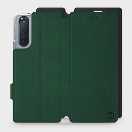 Hülle für Sony Xperia 5 II - Farbe Grün mit Schwarz