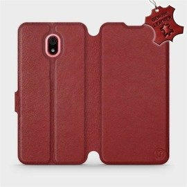 Hülle für Xiaomi Redmi 8A - Farbe Dark Red Leather