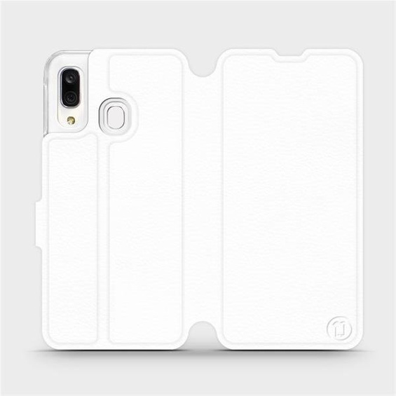 Hülle für Samsung Galaxy A40 - Farbe White&Orange