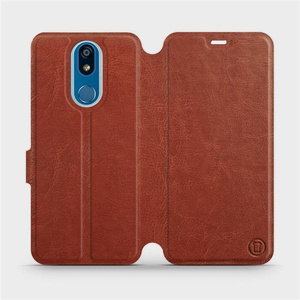 Hülle für LG K40 - Farbe Brown&Gray