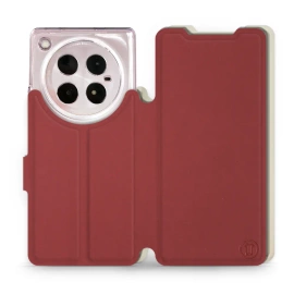 Hülle für Infinix ZERO 40 5G - Farbe Dunkelrot mit Platin