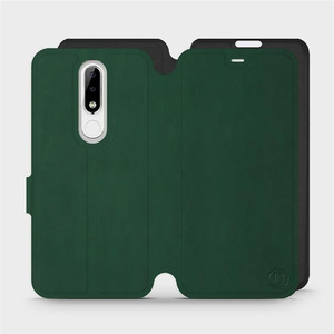 Hülle für Nokia 5.1 Plus - Farbe Grün mit Schwarz