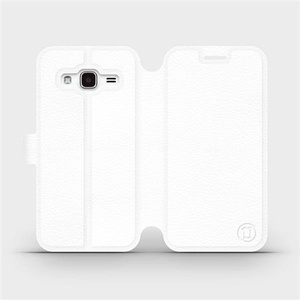 Hülle für Samsung Galaxy J3 2016 - Farbe White&Gray
