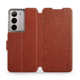 Hülle für Realme C75 - Farbe Brown&Orange