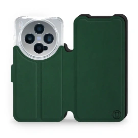 Hülle für Vivo X300 - Farbe Grün mit Schwarz