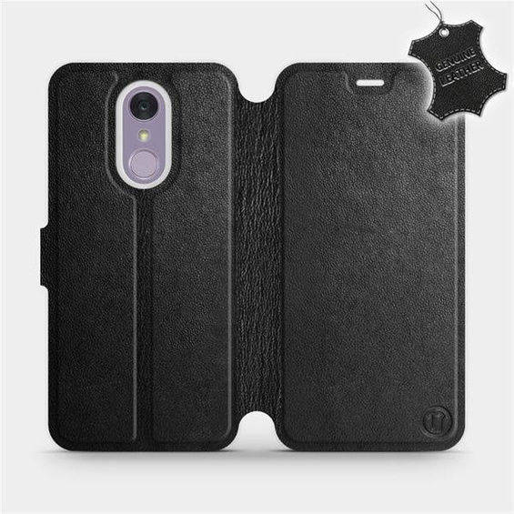 Hülle für LG Q7 - Farbe Black Leather
