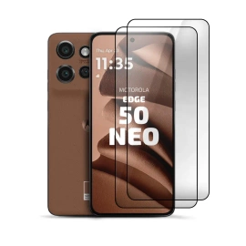 2er Set Panzerglas Clear für Motorola Edge 50 Neo