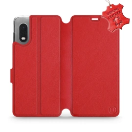 Hülle für Samsung Galaxy Xcover Pro - Farbe Red Leather