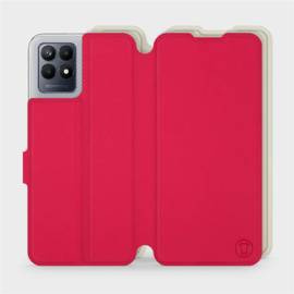 Hülle für Realme Narzo 50 - Farbe Rot mit Platin