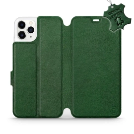 Hülle für Apple iPhone 11 Pro Max - Farbe Green Leather