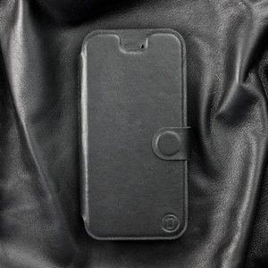 Hülle für Motorola Moto G72 - Farbe Black Leather