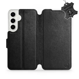 Hülle für Samsung Galaxy S24 Plus - Farbe Black Leather