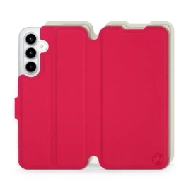 Hülle für Samsung Galaxy A35 5G - Farbe Rot mit Platin