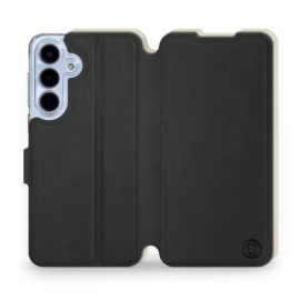 Hülle für Samsung Galaxy S25 FE 5G - Farbe Schwarz mit Platin