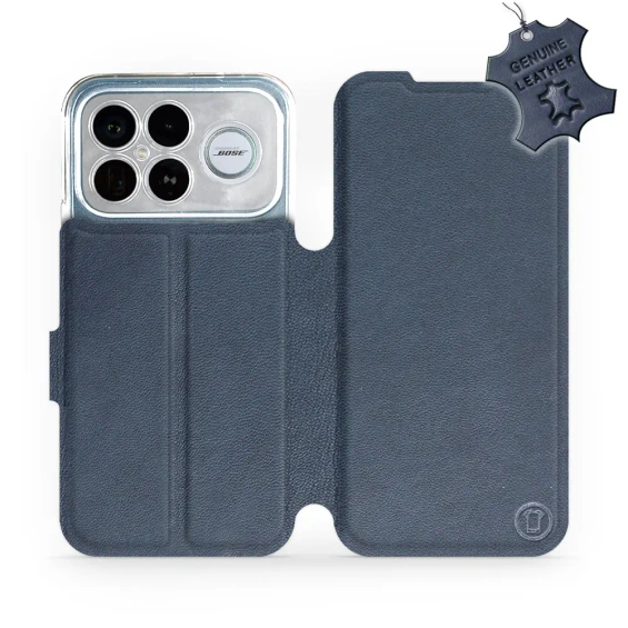 Hülle für Xiaomi Poco F8 Ultra - Farbe Blue Leather