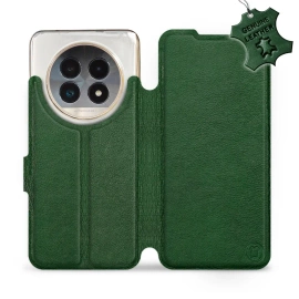 Hülle für Realme 13 Pro - Farbe Green Leather