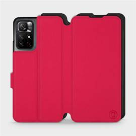 Hülle für Xiaomi Redmi Note 11S 5G - Farbe Rot mit Schwarz