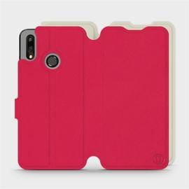 Hülle für Huawei P Smart 2019 - Farbe Rot mit Platin