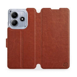 Hülle für Xiaomi Redmi Note 14 5G - Farbe Brown&Orange